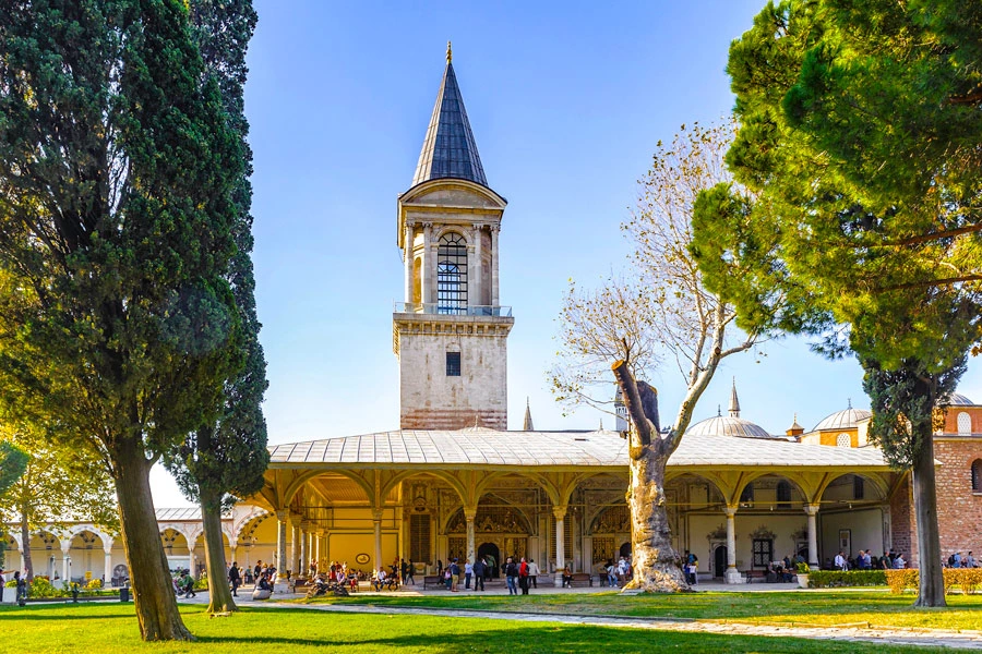 Topkapi Palace entrance area - skip-the-line ticket option