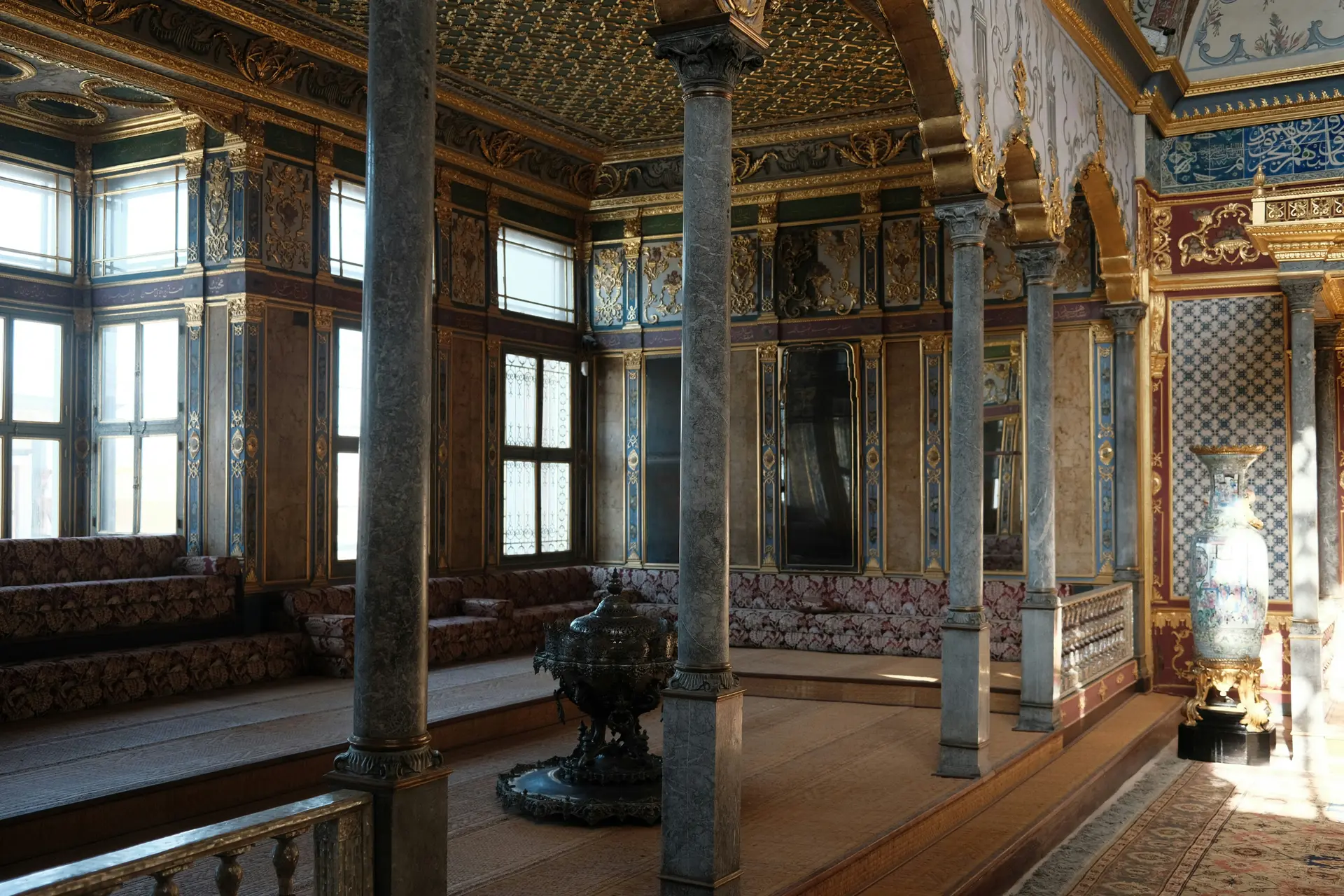 Topkapi Palace Harem corridor and Iznik tiles